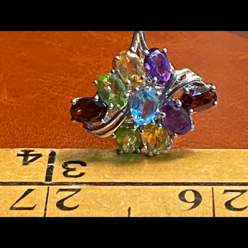 Multi Gem Ring - image 6